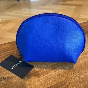 [Brand New] FURLA Leather small purse in ocean blue / 734738 E 971A B30CLASSIC